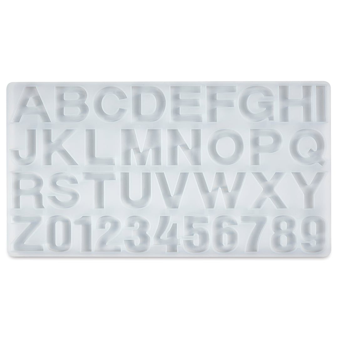 Open in modal - Jewelry Made By Me Alphabet Silicone Mold - Large