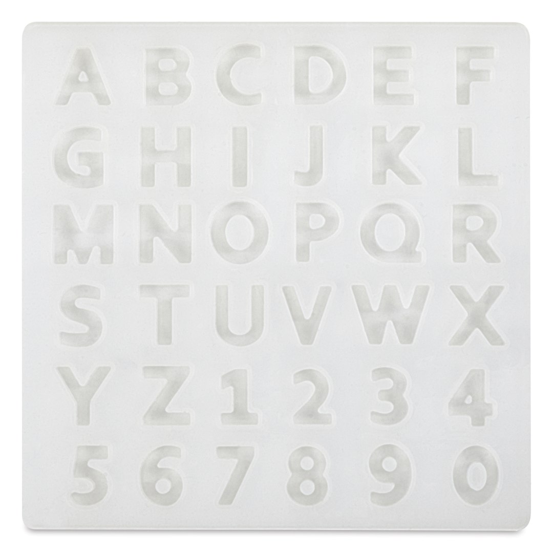 Open in modal - Jewelry Made By Me Alphabet Silicone Mold - Small