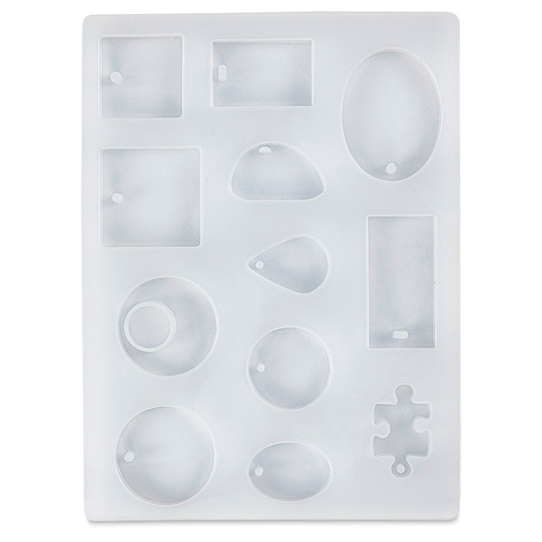 Open in modal - Jewelry Made By Me Resin Craft Silicone Mold - Essential Pendants