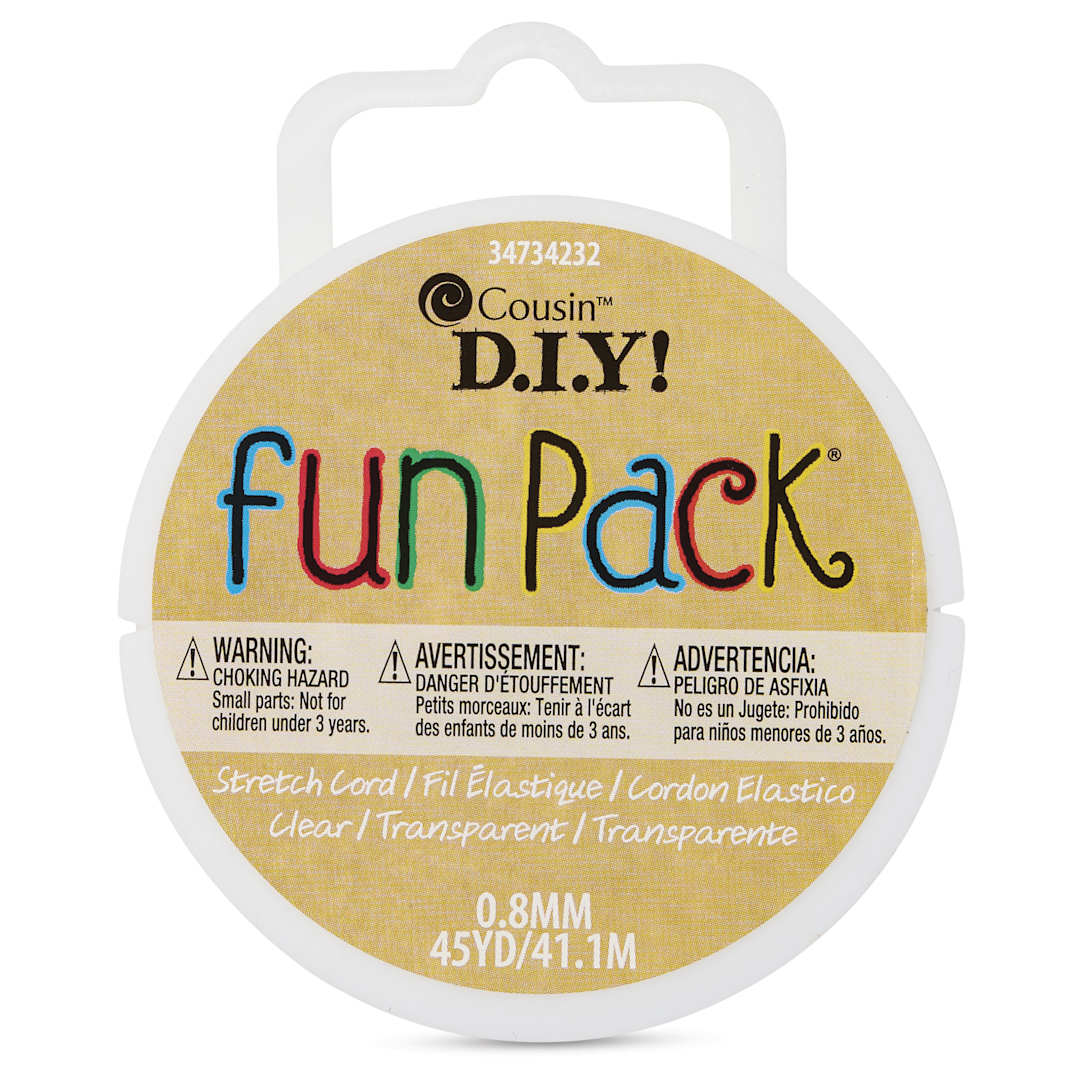 Open in modal - Cousin DIY Stretch Cord Spool - 0.8 mm x 45 ft - front