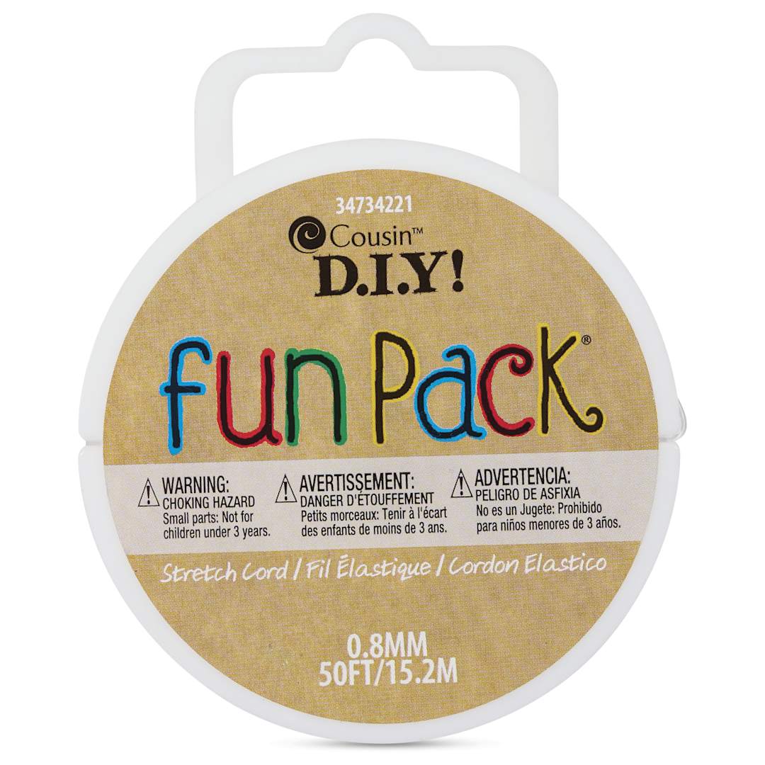 Open in modal - Cousin DIY Stretch Cord Spool - 0.8 mm x 50 ft - front