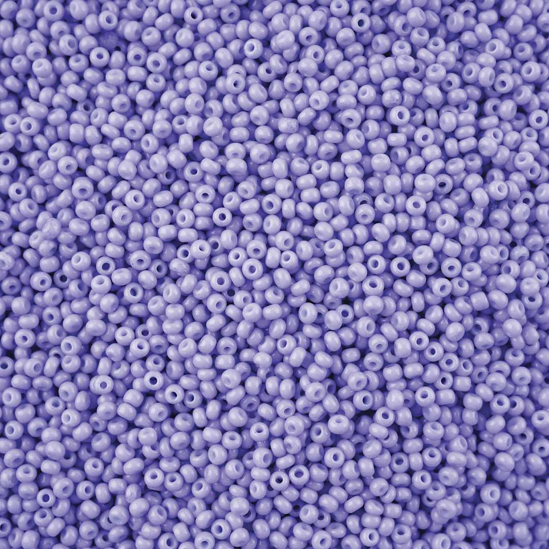 Open in modal - John Bead Solgel Chalk Dyed Czech Seed Beads - 11/0, Purple
