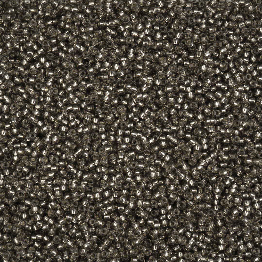 Open in modal - John Bead Solgel Czech Seed Beads - S/L, Grey