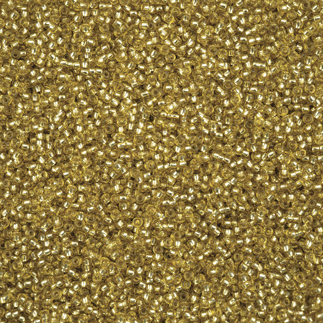 Open in modal - John Bead Solgel Czech Seed Beads - S/L, Mustard