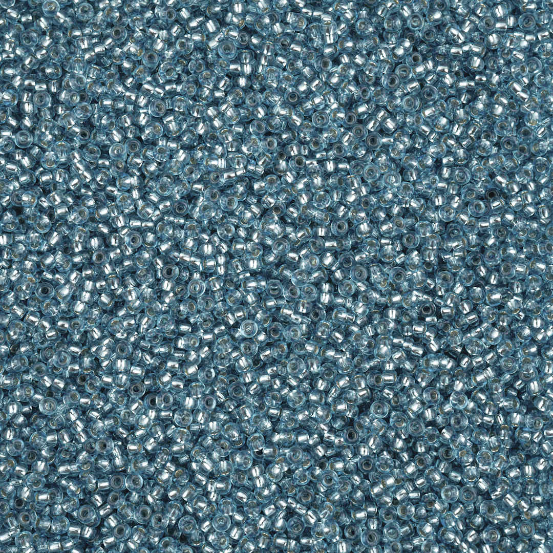 Open in modal - John Bead Solgel Czech Seed Beads - S/L, Blue