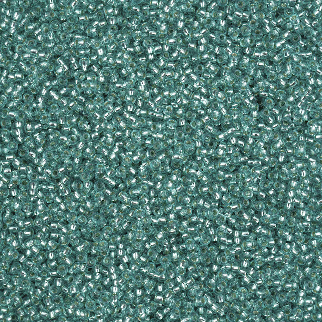 Open in modal - John Bead Solgel Czech Seed Beads - S/L, Turquoise