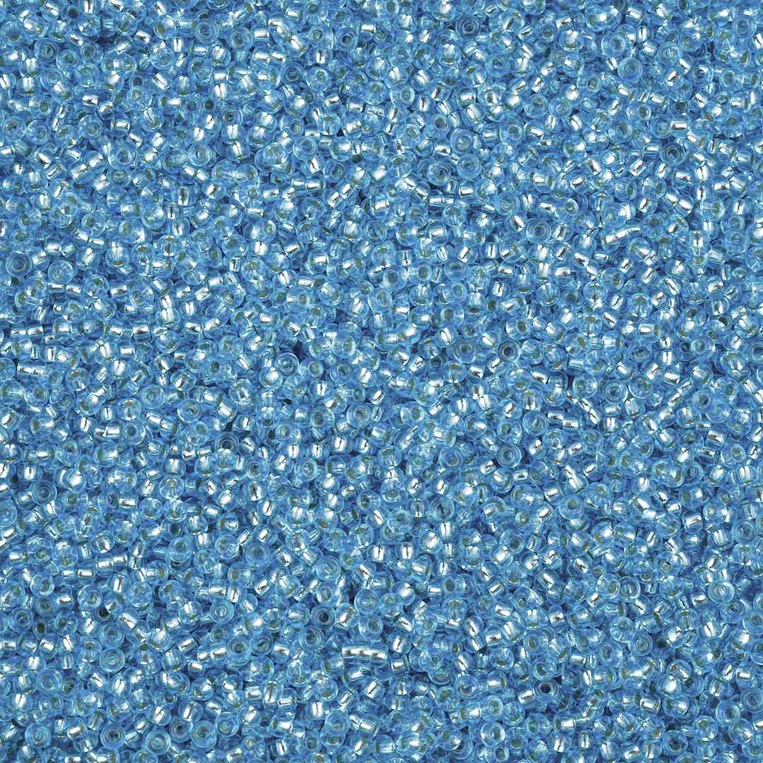 Open in modal - John Bead Solgel Czech Seed Beads - S/L, Aqua