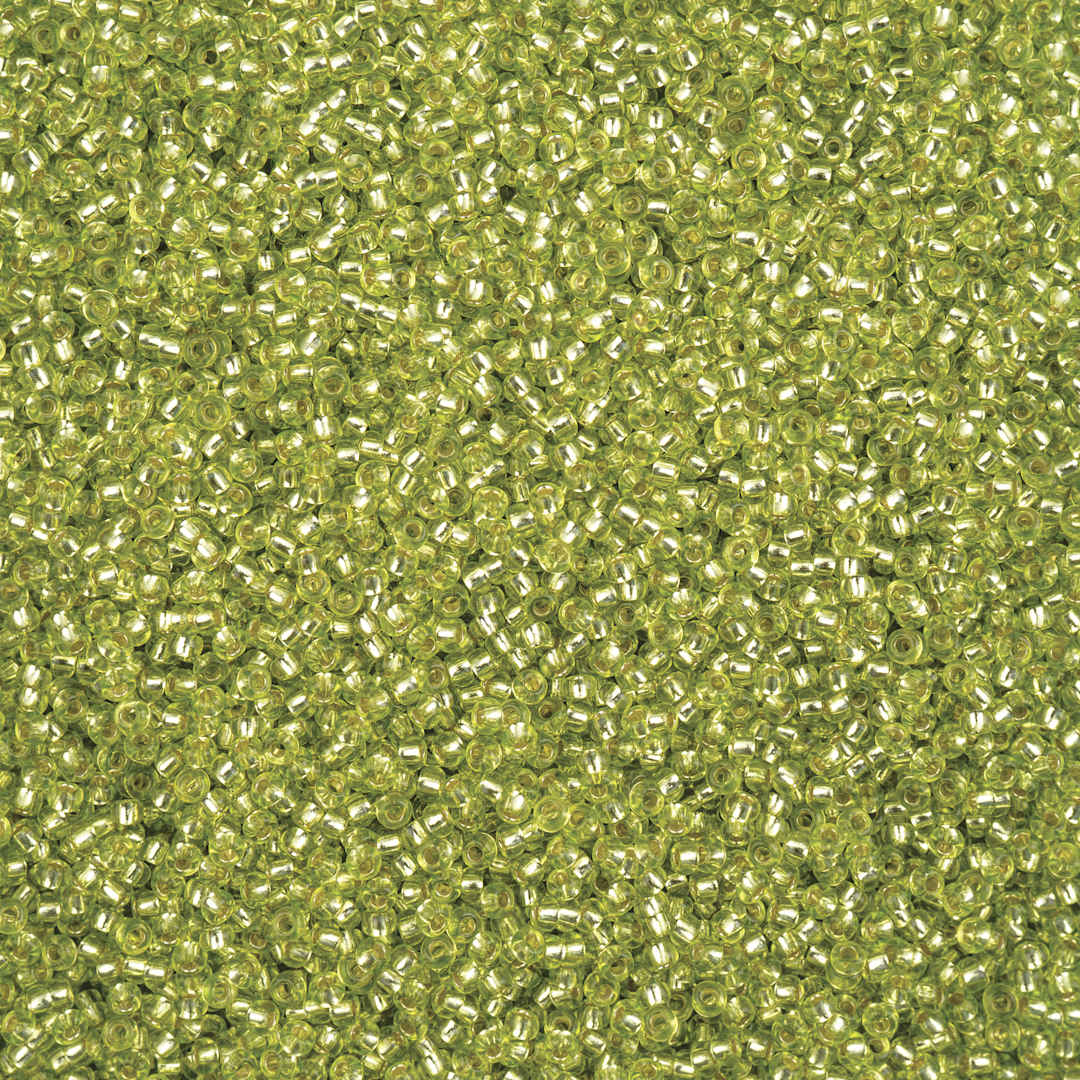 Open in modal - John Bead Solgel Czech Seed Beads - S/L, Light Green
