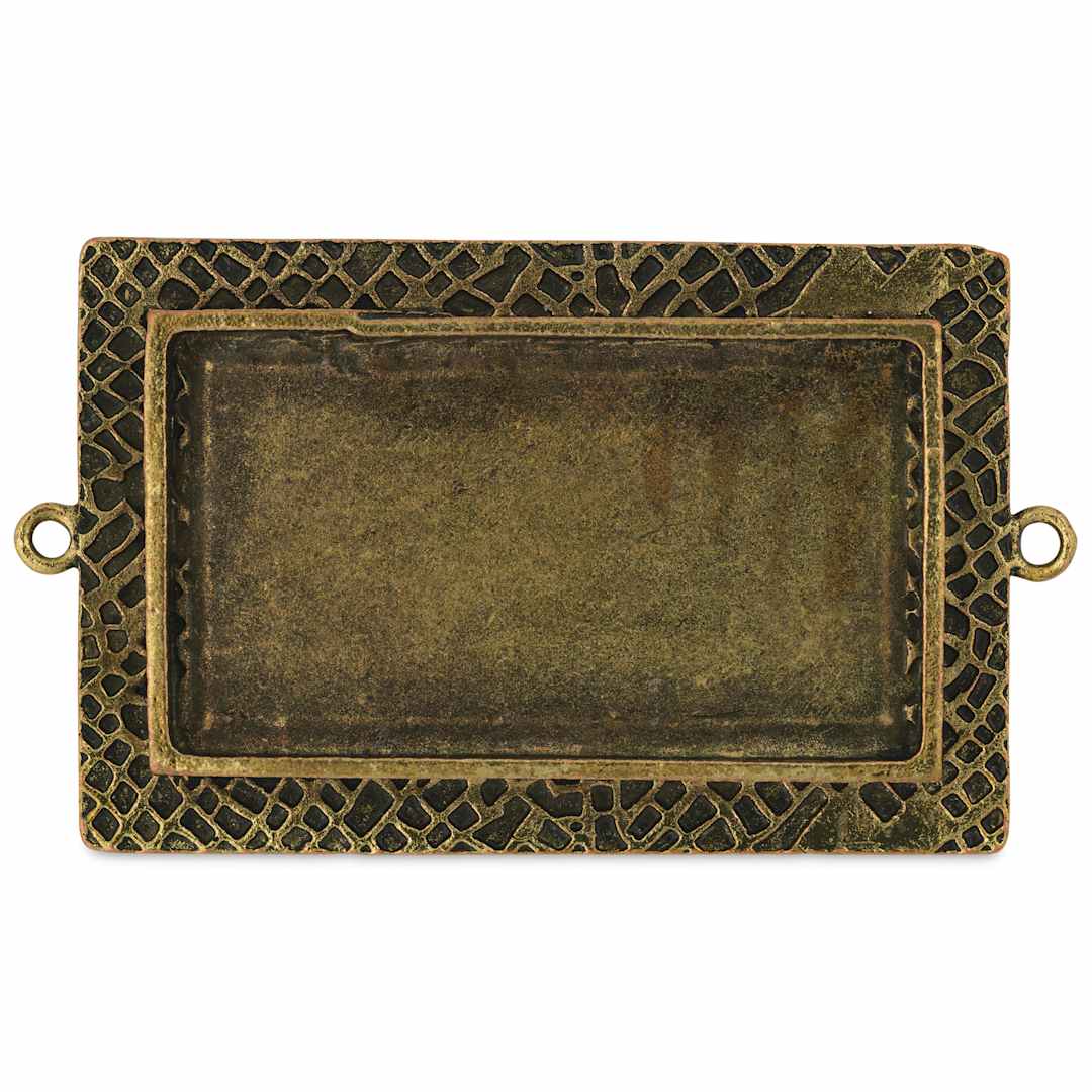 Open in modal - Ranger Ice Milan Bezel - Rectangle, Antique Bronze, 5.2 cm x 3.4 cm