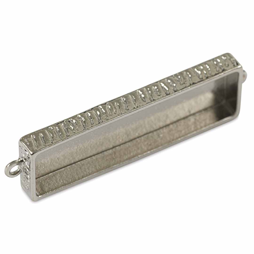 Open in modal - Ranger Ice Industrial Bezel - Rectangle, Sterling Silver, 4.7 cm x 1.2 cm