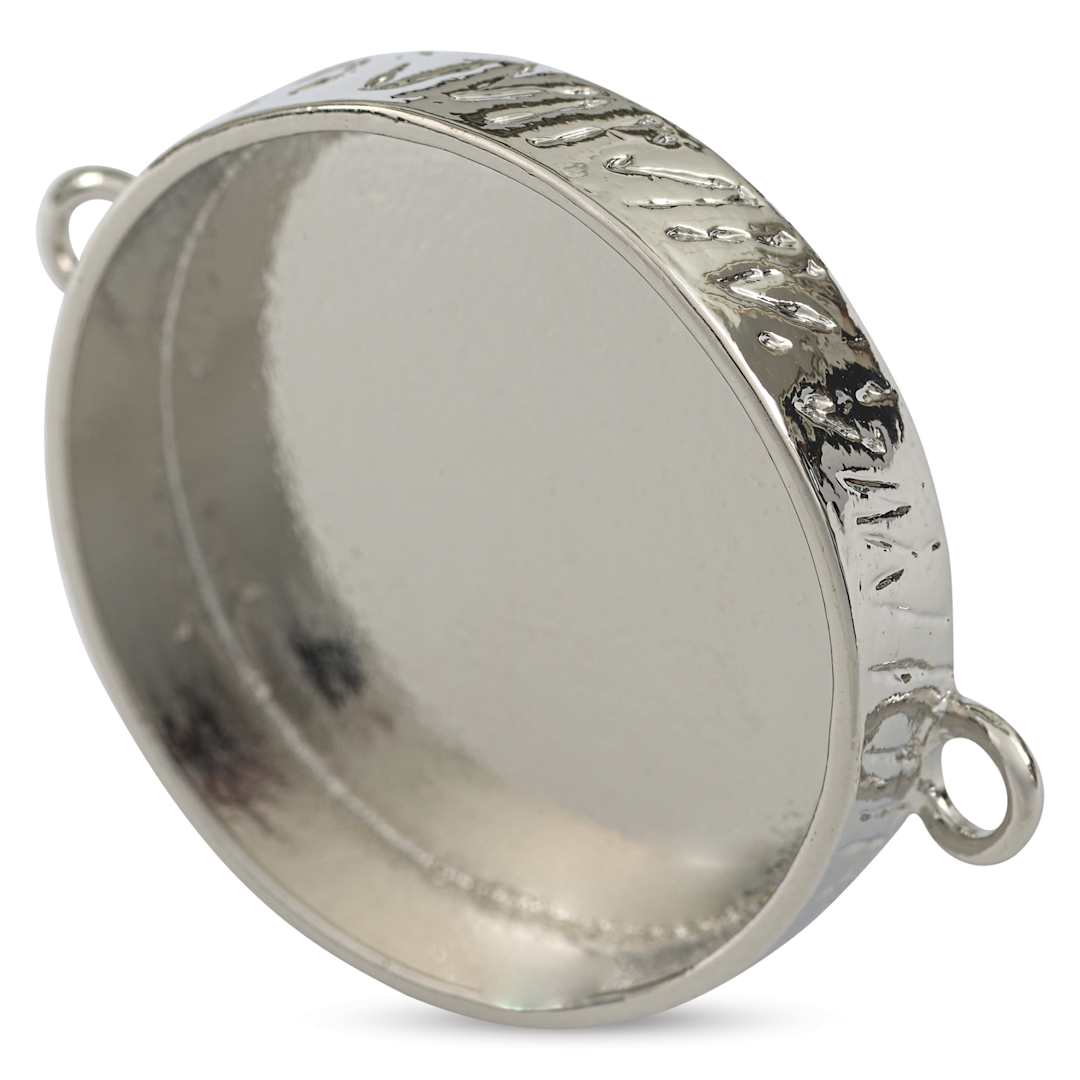 Open in modal - Ranger Ice Industrial Bezel - Circle, Sterling Silver, 30 mm Dia.