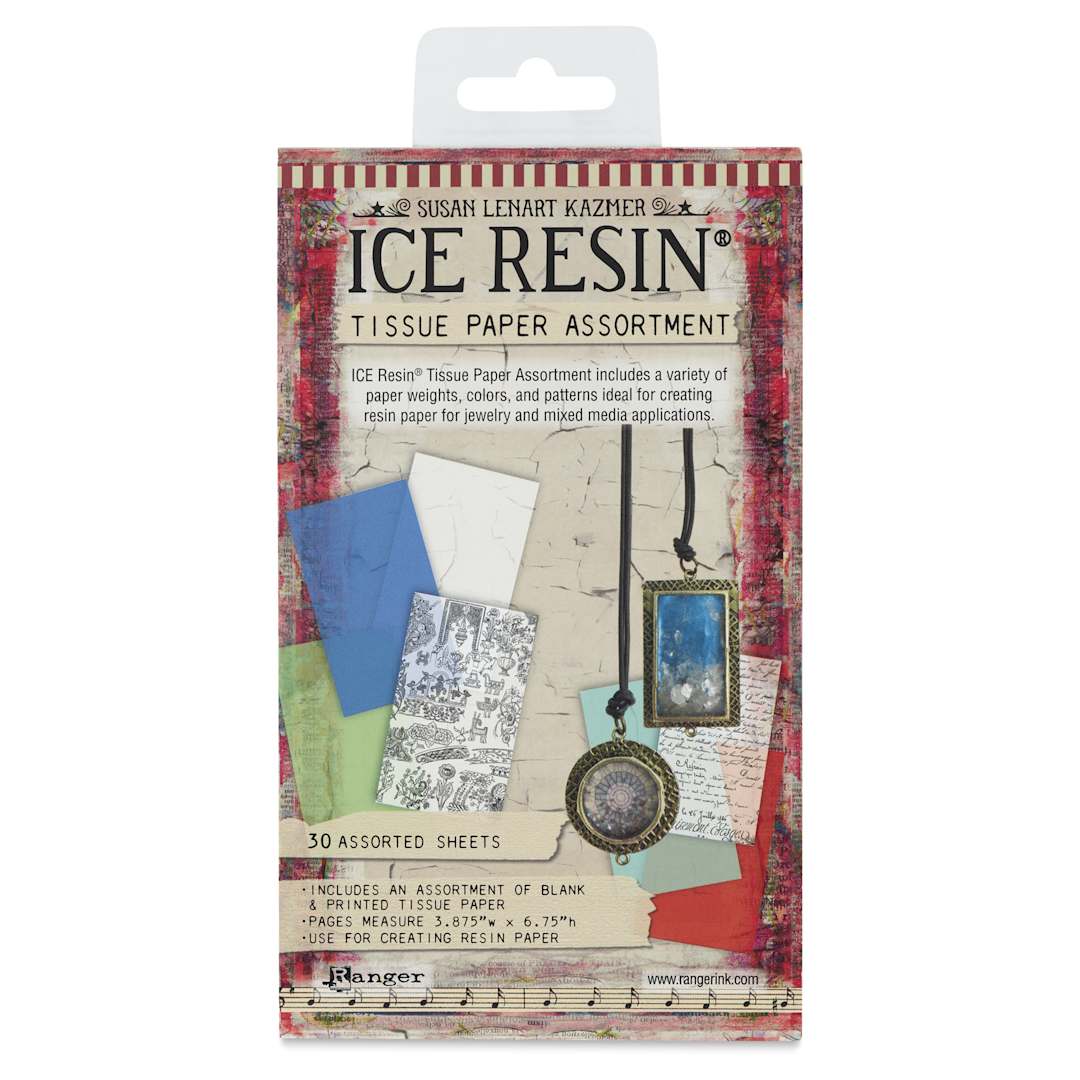 Open in modal - Ranger Ice Resin Tissue Paper Assortment - Pkg of 30 - front of packaging