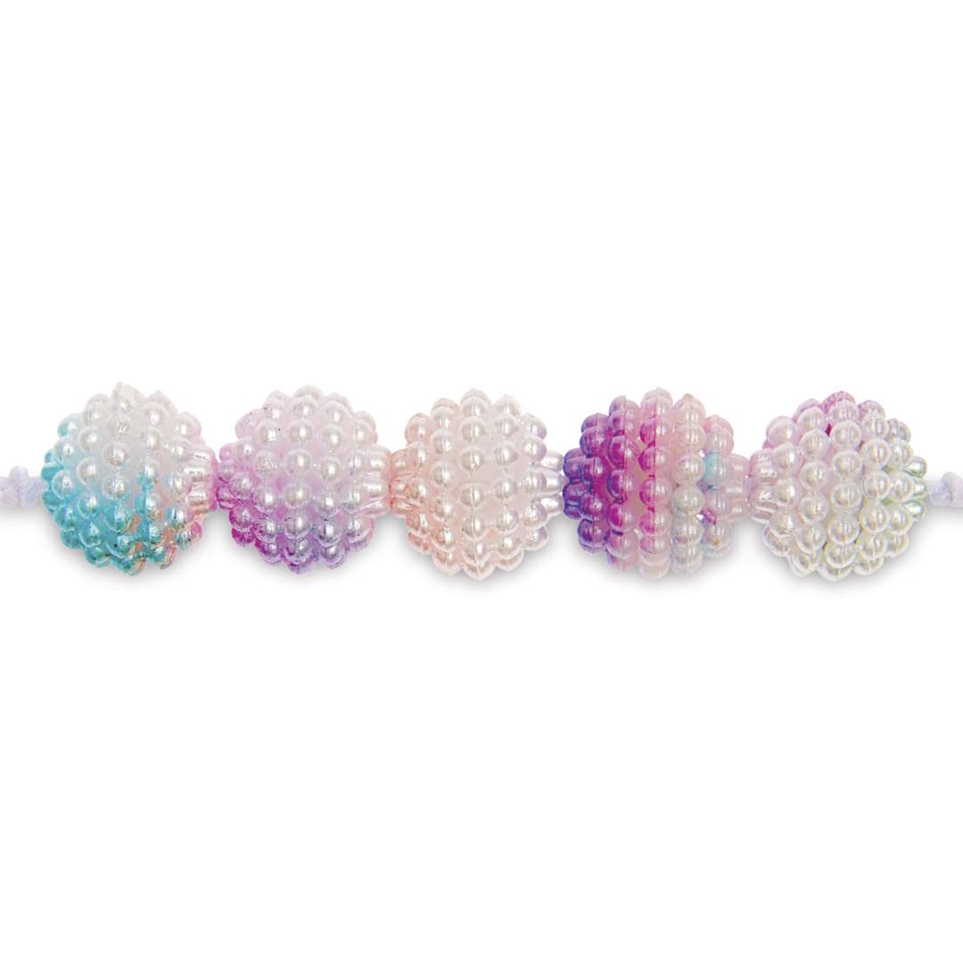 Open in modal - Rico Design Itoshii Plastic Bundle Beads - 11 mm, Color Gradient - close-up