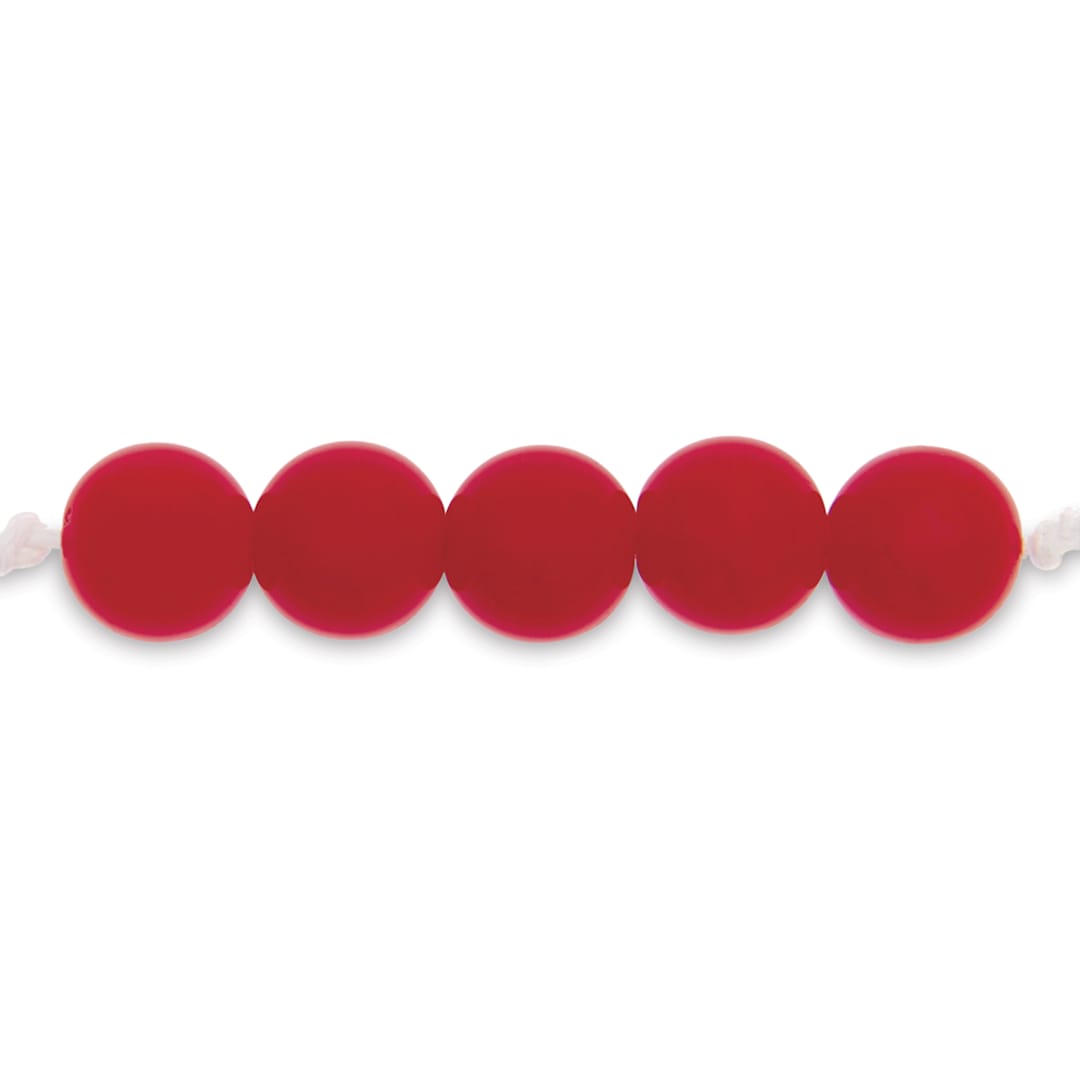 Open in modal - Rico Design Itoshii Plastic Beads - Red, 10 mm Dia.