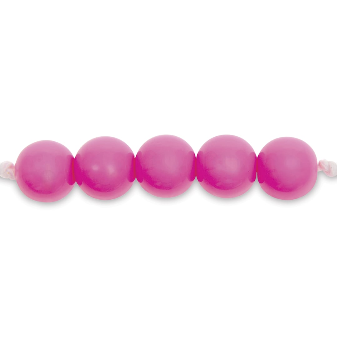 Open in modal - Rico Design Itoshii Plastic Beads - Pink, 10 mm Dia.