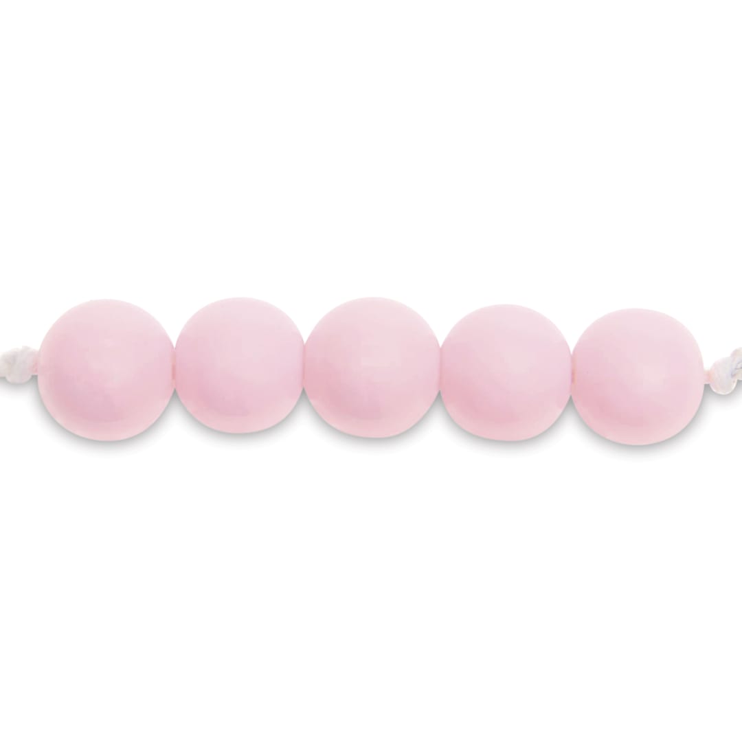 Open in modal - Rico Design Itoshii Plastic Beads - Light Pink, 10 mm Dia.