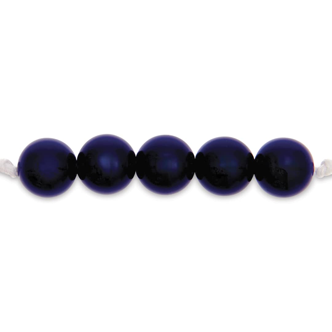 Open in modal - Rico Design Itoshii Plastic Beads - Dark Blue, 10 mm Dia.