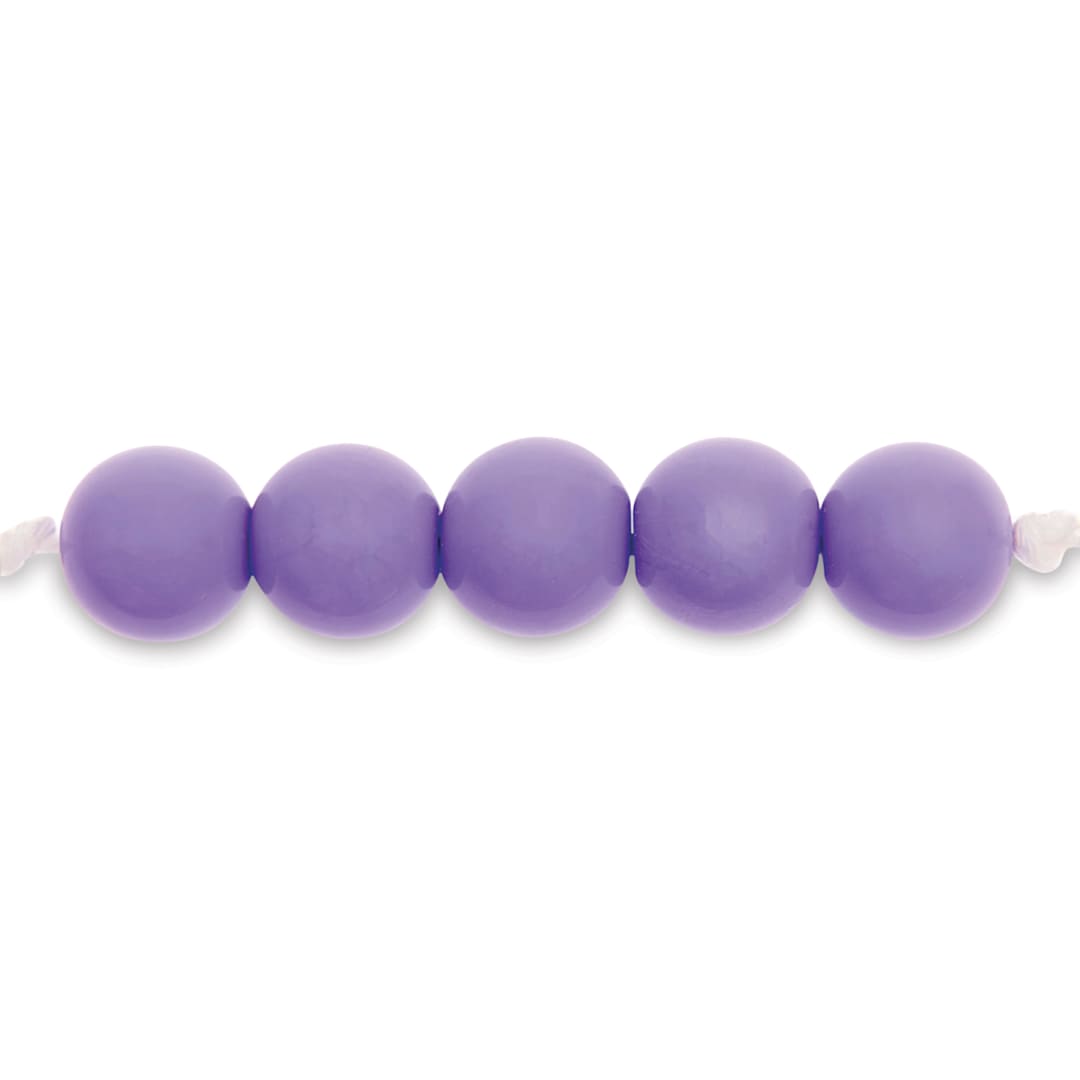 Open in modal - Rico Design Itoshii Plastic Beads - Lilac, 10 mm Dia.