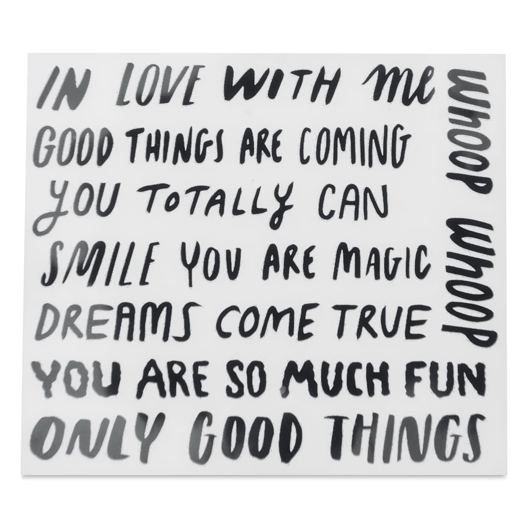 Open in modal - Rico Design Iron-On Lettering Patch - Black