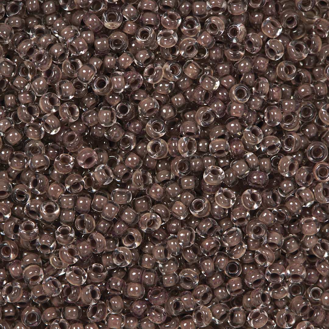 Open in modal - John Bead Terra Intensive Lining Czech Glass Seed Beads - 11/0, Dark Brown