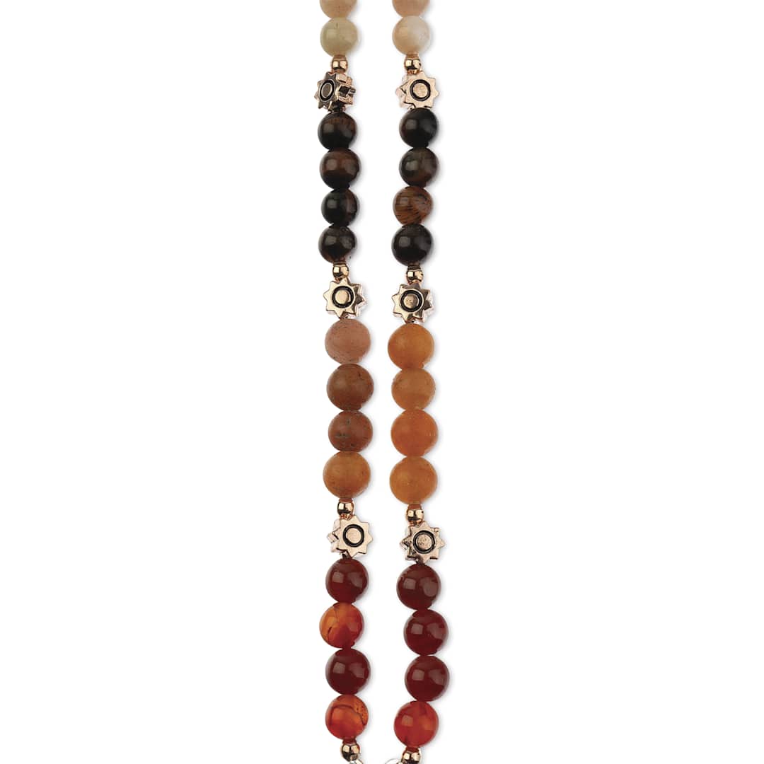 Open in modal - John Bead Solar System Glass Bead Strand - Sun, 6 mm Dia.