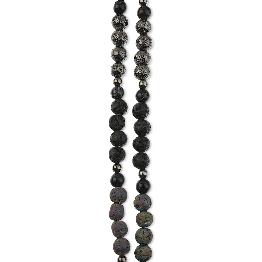 Open in modal - John Bead Solar System Glass Beads - Comets, 6 mm Dia.