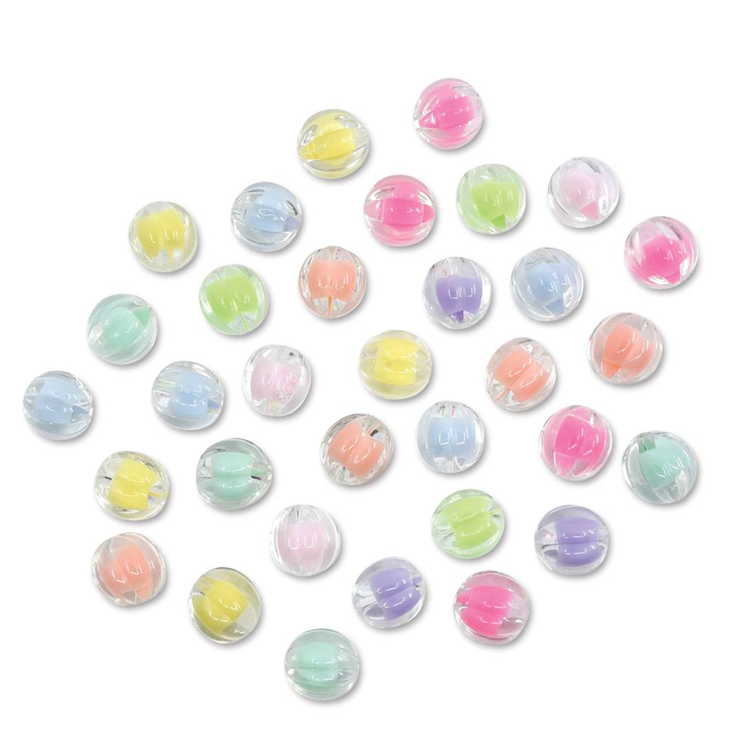 Open in modal - Craft Medley Fashion Acrylic Beads - Cat Eye Sphere, 0.9 oz