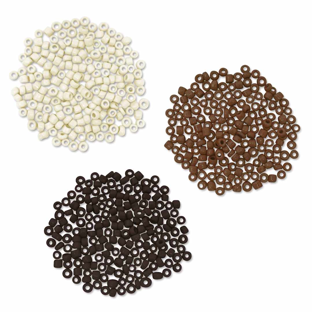 Open in modal - Craft Medley Seed Beads - Earth, 1.37 oz