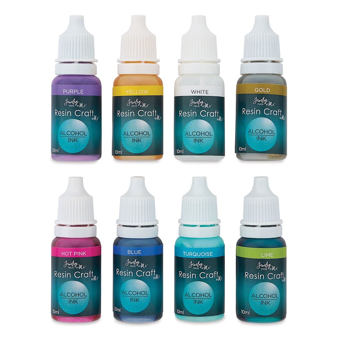 Open in modal - Jewelry Made By Me Alcohol Inks - Set of 8, Assorted, 10 ml Bottles