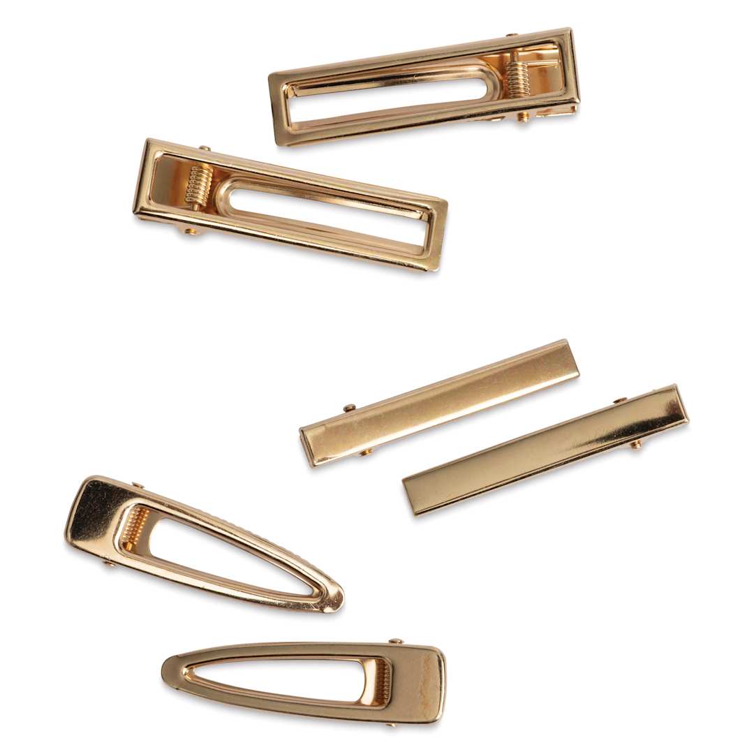 Open in modal - Jewelry Made By Me Blank Hair Clips