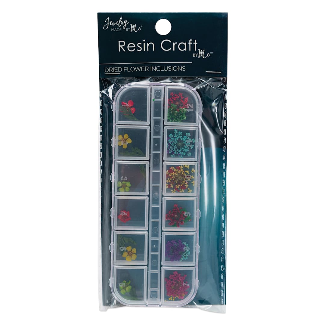 Open in modal - Jewelry Made By Me Dried Flower Inclusions - Pkg of 24, Small with Case front of packaging