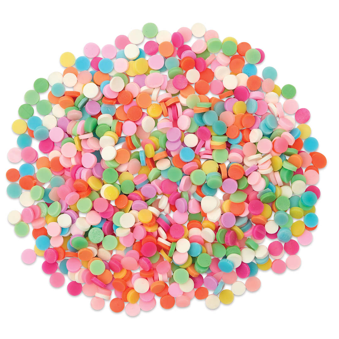 Open in modal - Jewelry Made By Me Polymer Clay Inclusions - Confetti Discs