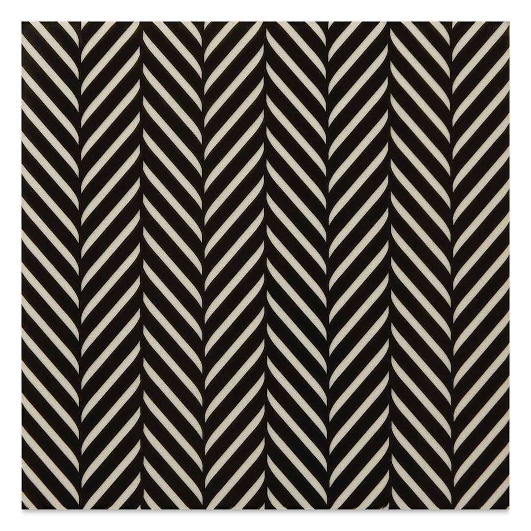 Open in modal - Hero Arts Rubber Cling Stamps - Abstract Feather, 6" x 6"