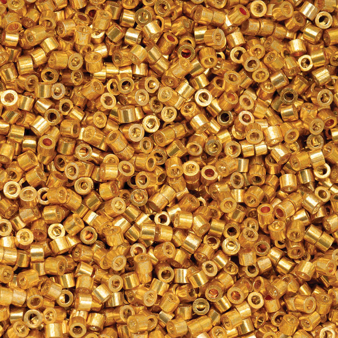 Open in modal - John Bead Cylin 11/0 Cylindrical Seed Beads - Gold AB