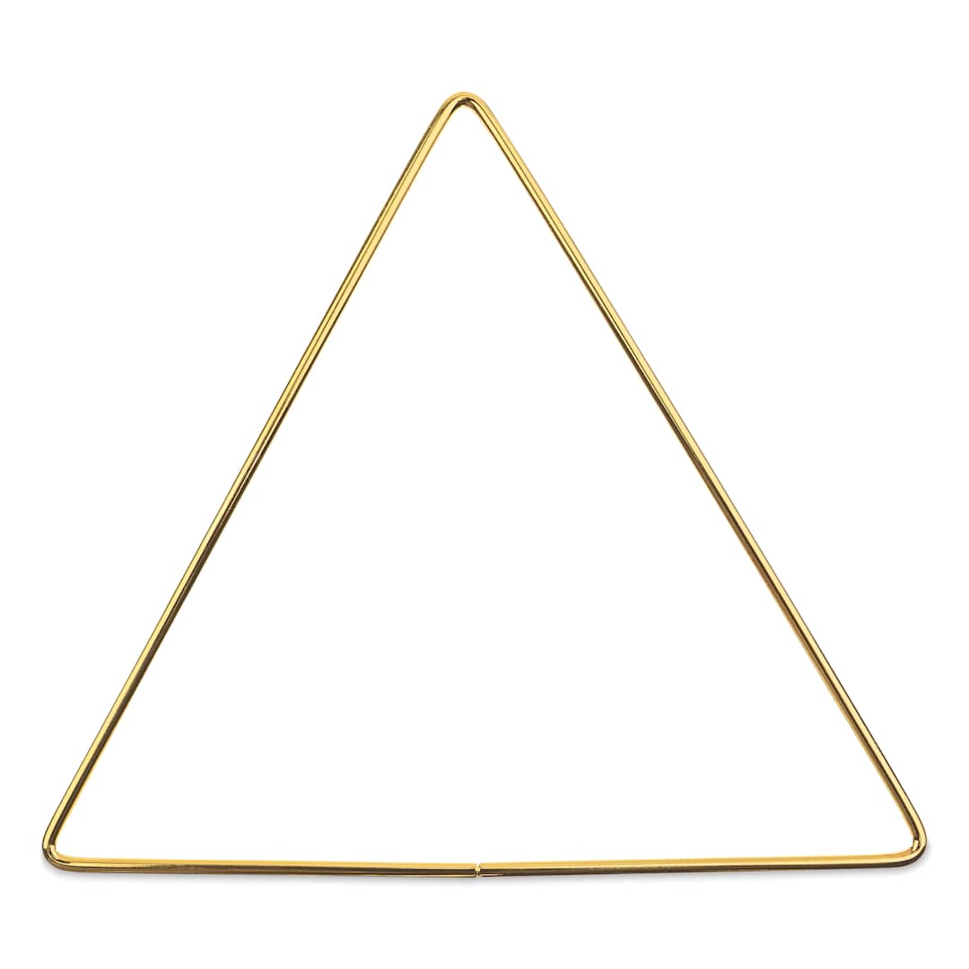 Open in modal - John Bead Iron Metal Shapes Macramé Frames - Triangle, 150mm