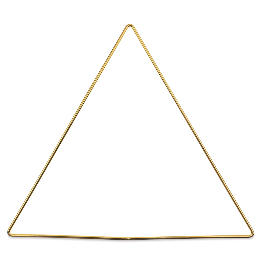 Open in modal - John Bead Iron Metal Shapes Macramé Frames - Triangle, 200mm