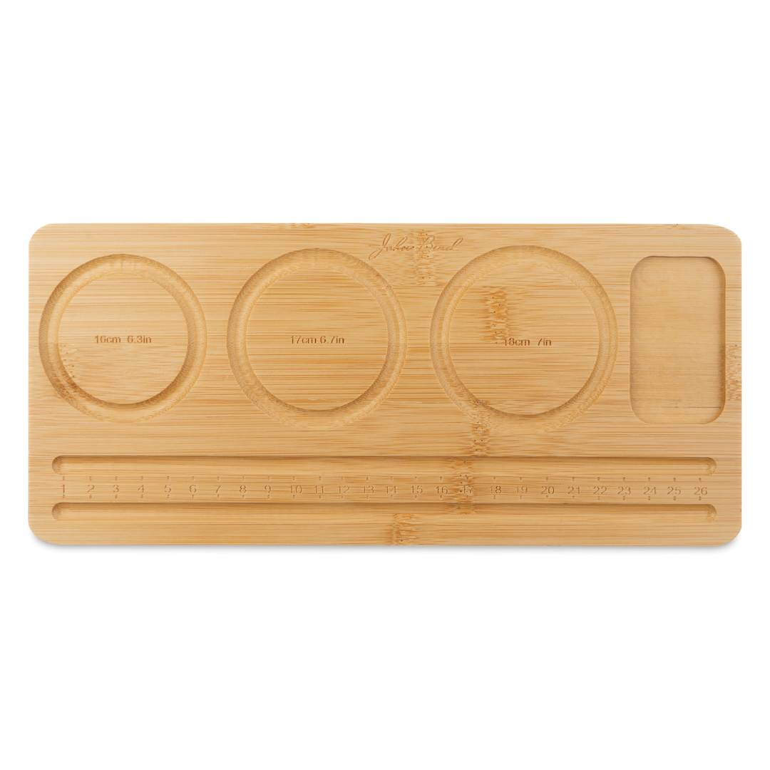 Open in modal - John Bead Wood Bead Board - Mini Bracelet, 13 x 28.5 cm