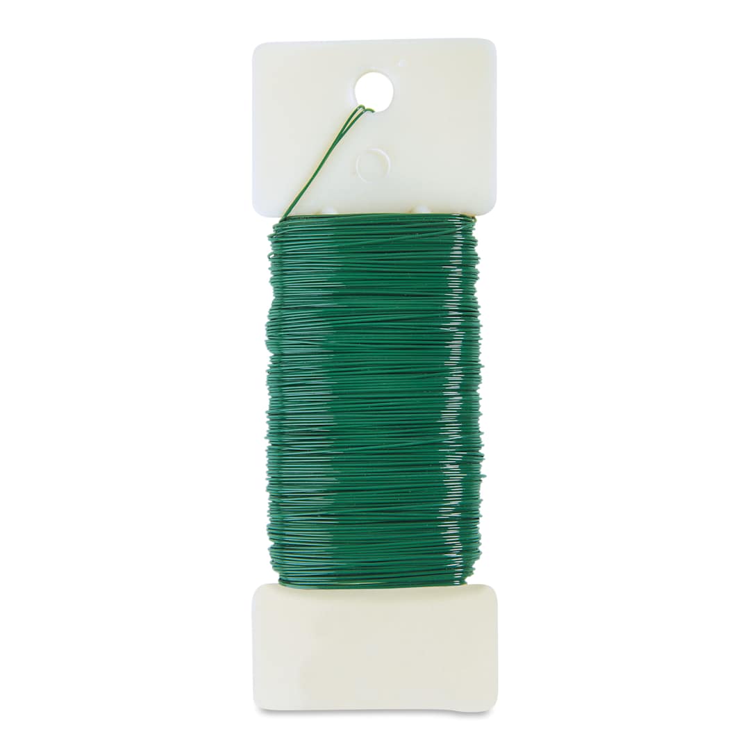 Open in modal - FloraCraft Floral Paddle Wire - Green