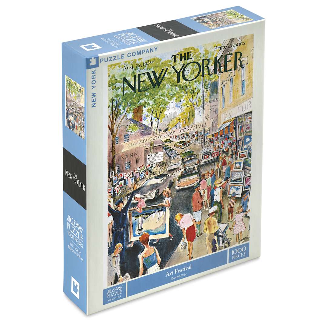 Open in modal - New Yorker Magazine Cover Puzzle - Art Festival, 1000 pieces