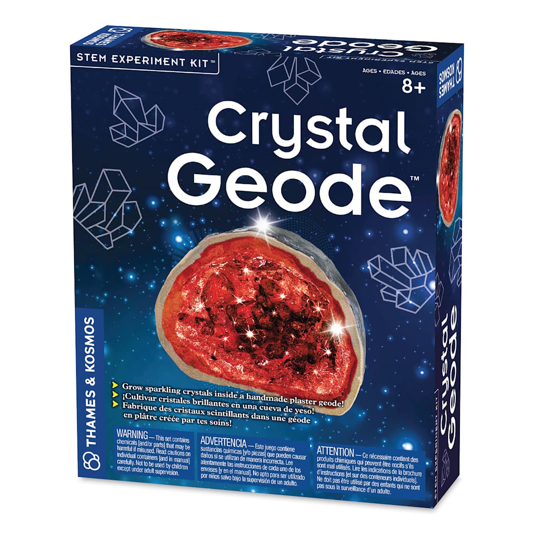 Open in modal - Thames & Kosmos Crystal Geode STEM Experiment Kit (front of box)