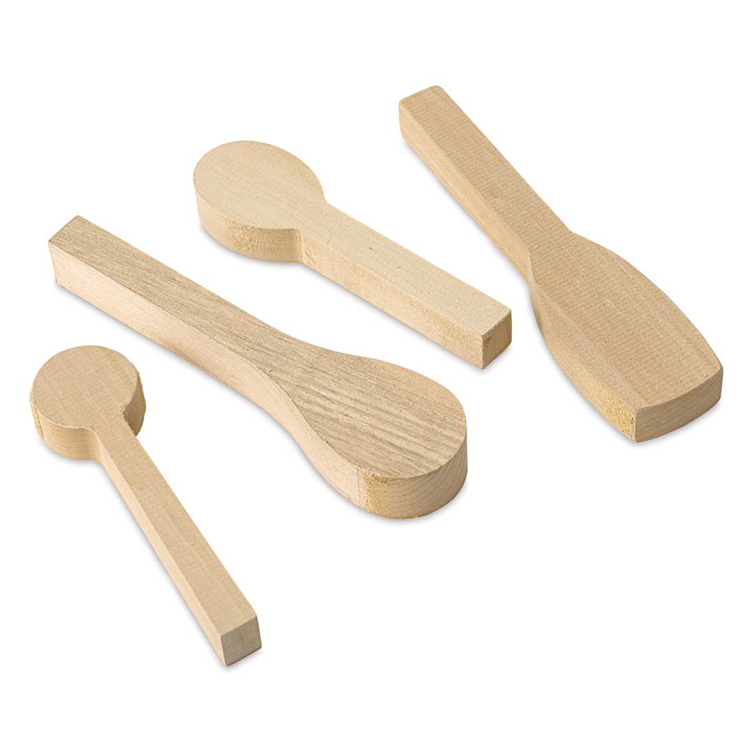 Open in modal - Flexcut Basswood Spoon Blank Set