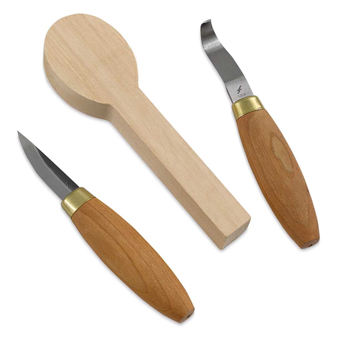Open in modal - Flexcut Spoon Carving Kit - Set of 3

