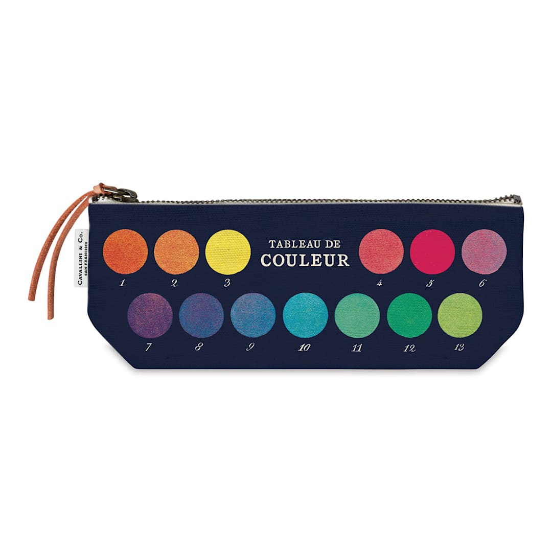 Open in modal - Cavallini Colors Mini Cotton Pouch