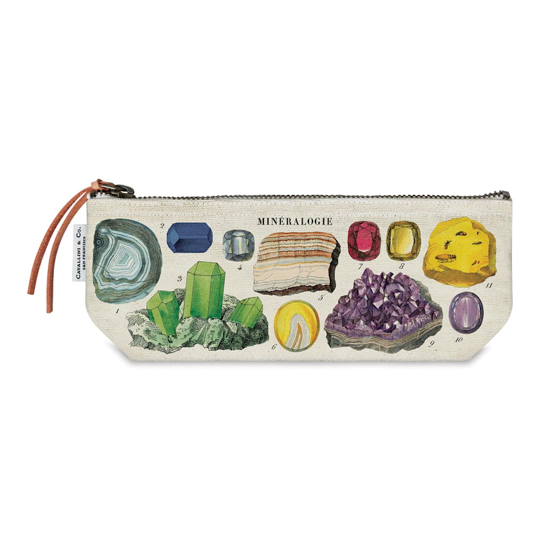 Open in modal - Cavallini Mineralogy Mini Cotton Pouch