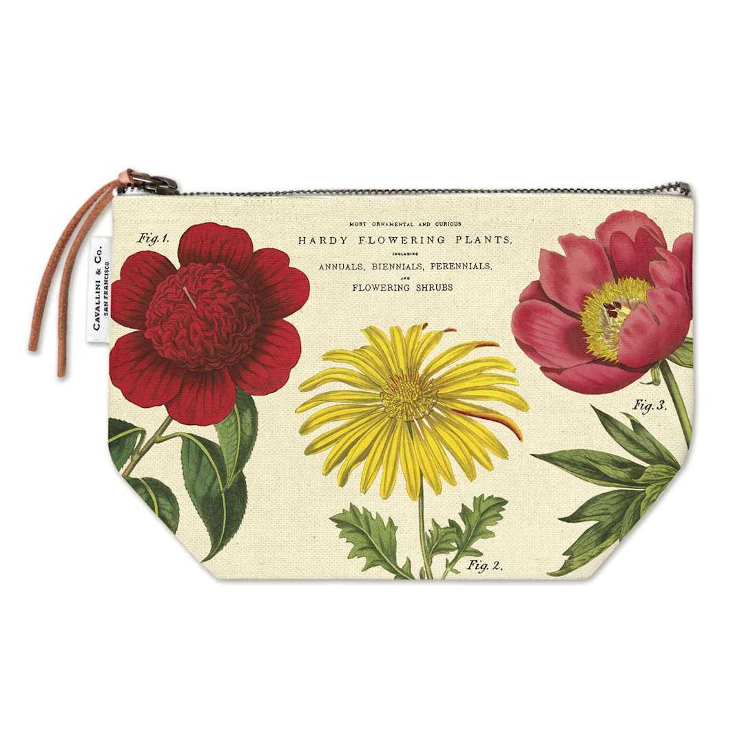 Open in modal - Cavallini Botanica Cotton Pouch