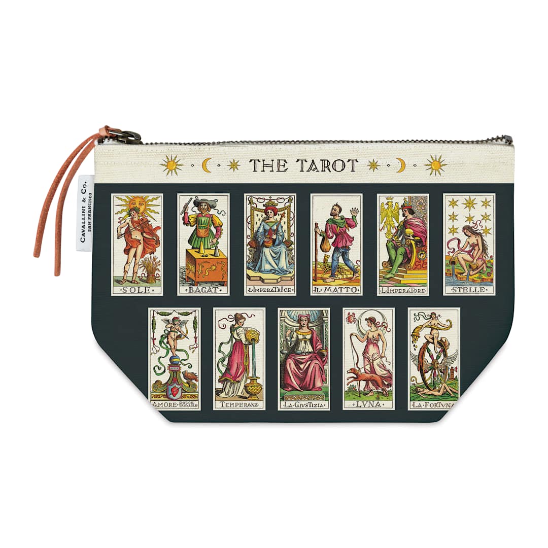 Open in modal - Cavallini Vintage Tarot Cotton Pouch