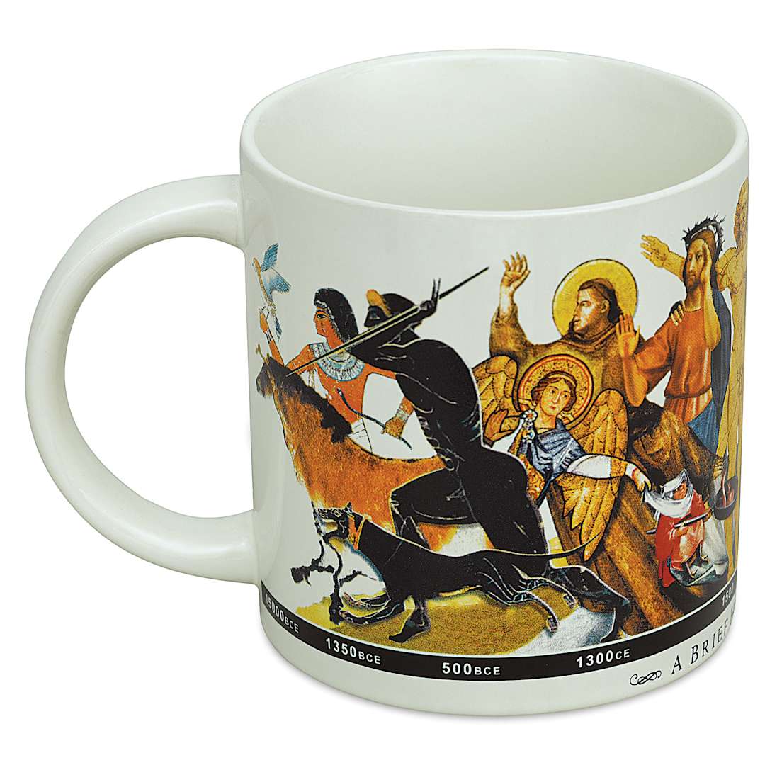 Open in modal - A Brief History of Art Mug (left side)