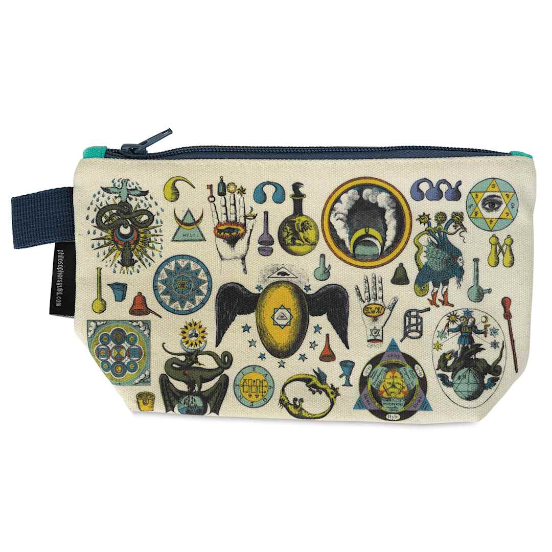 Open in modal - Alchemy Canvas Zipper Bag (front of bag)