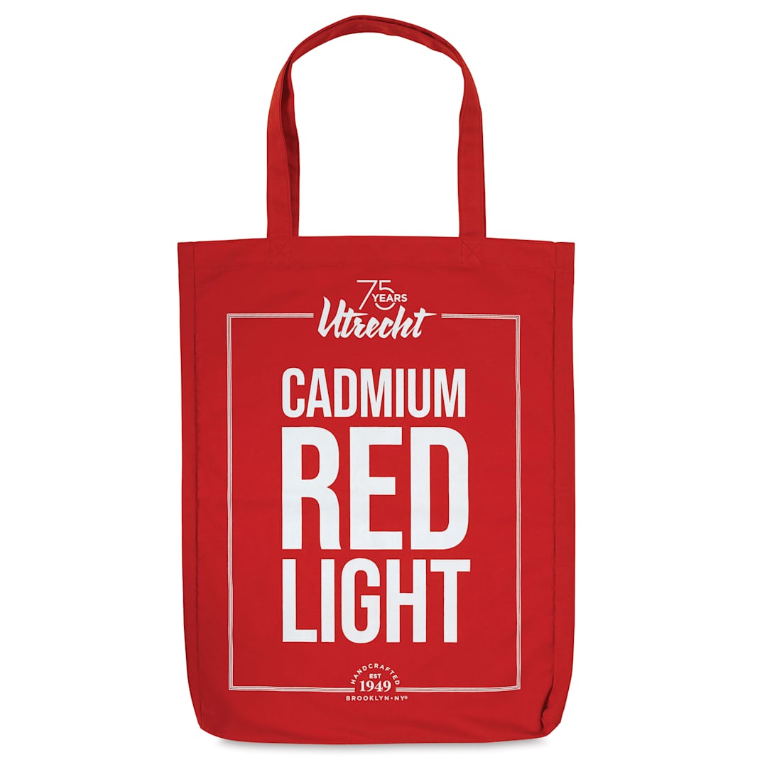 Open in modal - Utrecht Tote Bag - Cadmium Red Light, 15" x 21-1/2”, front