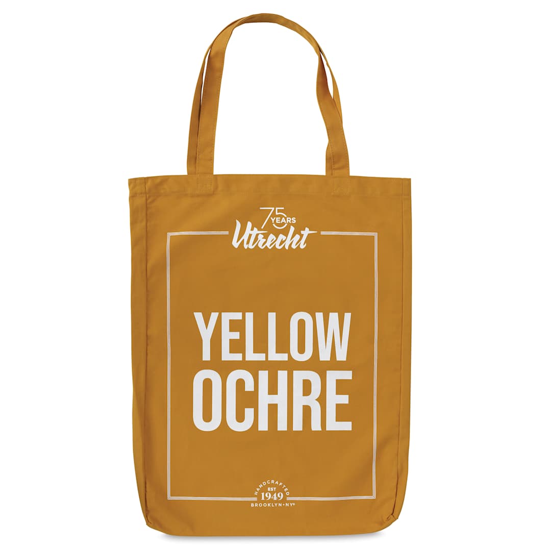 Open in modal - Utrecht Tote Bag - Yellow Ochre, 15" x 21-1/2”, front